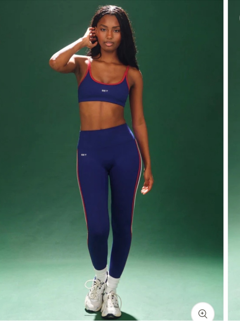 Set active NEW formcloud cloud duo strip leggings firework size small gym fall